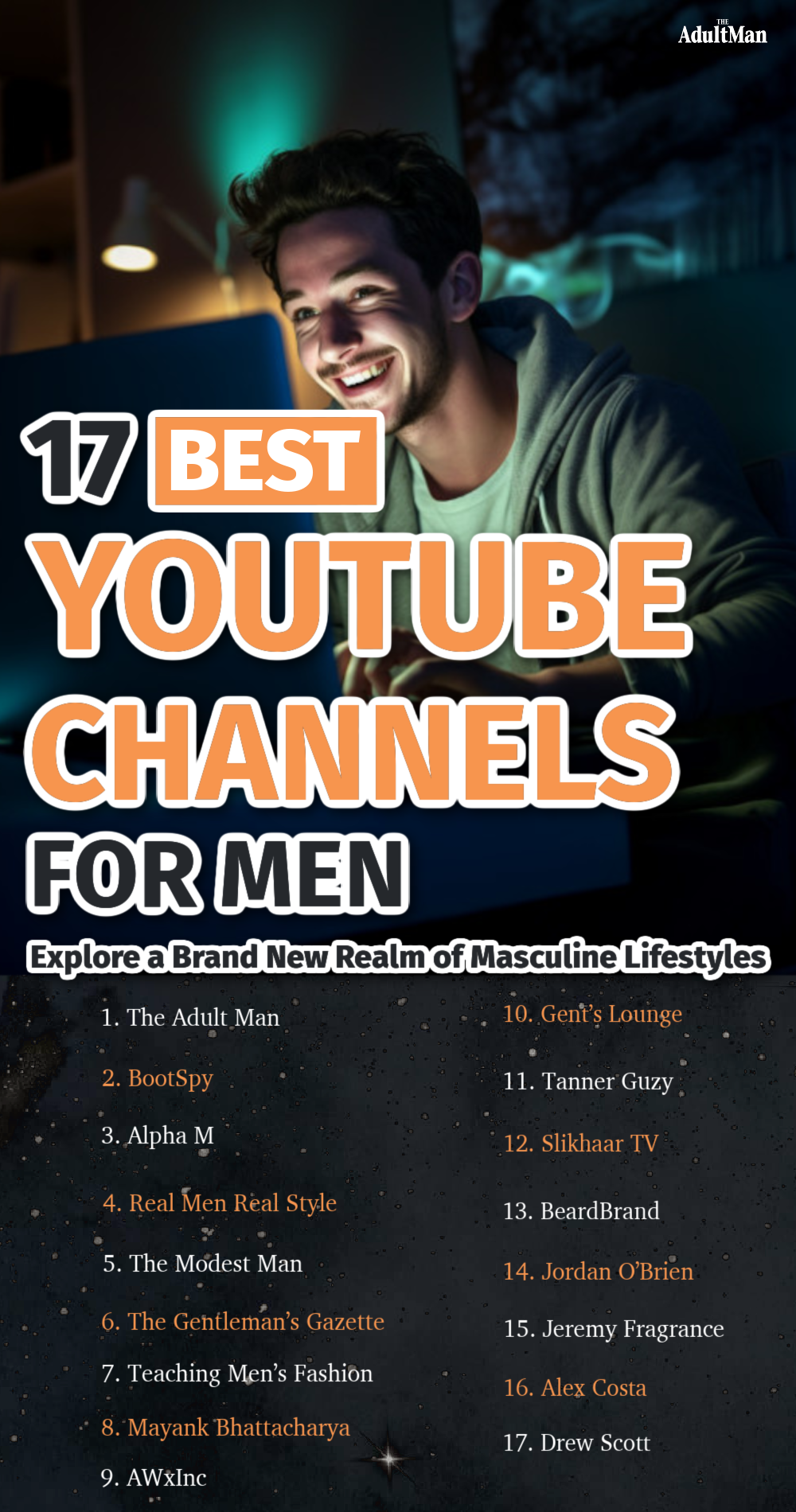17 Best YouTube Channels For Men