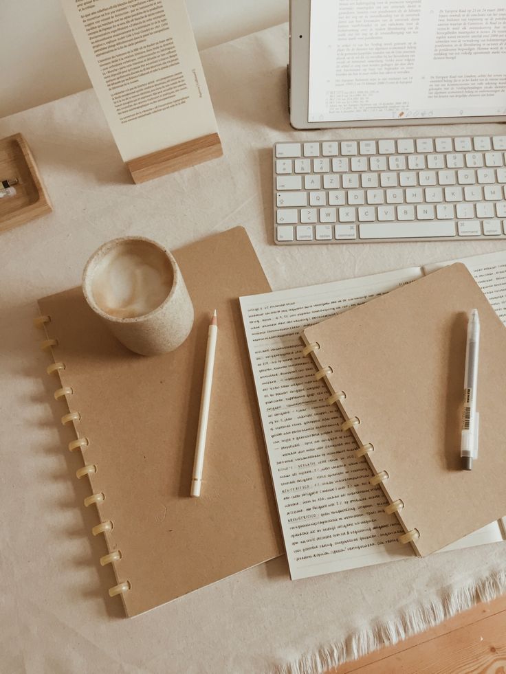étoiles — 10.03.2020 oat milk study ☁️ stationery from here | Cream aesthetic, Study stationery, Brown aesthetic