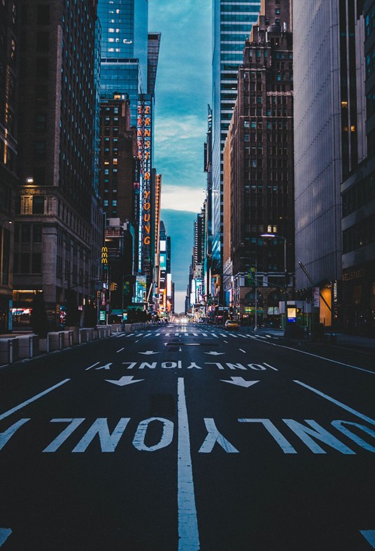 Manhattan City Street Night View Photography Backdrop SBH0316 – 3(w)*5(h)ft(1*1.5m)