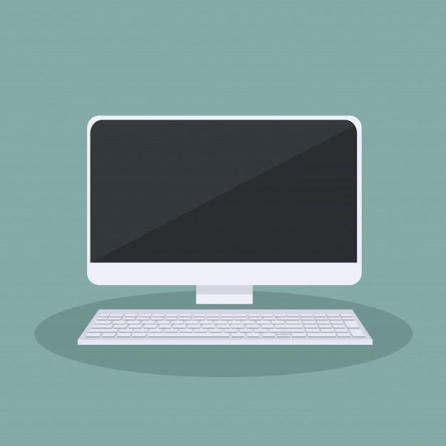 Premium Vector | Personal computer vector design